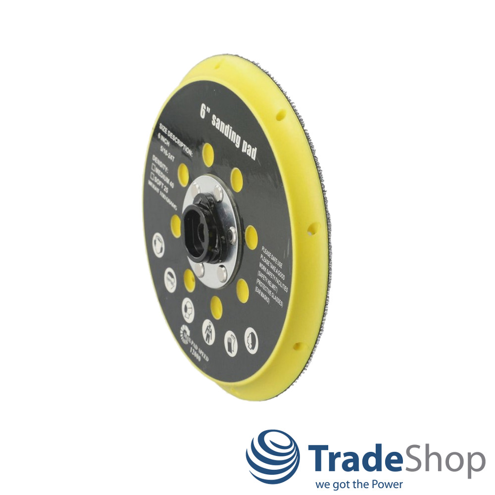 2x Schleifteller Haftteller 150mm für Makita BO6030 BO6040, Festool ES150 ET2
