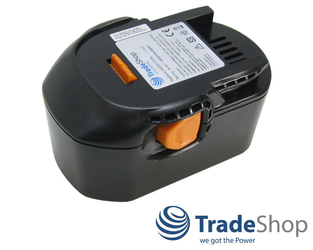 AKKU 14,4V 4000mAh Li-Ion ersetzt AEG B1414G B1415R B1420 B1420R M1430R
