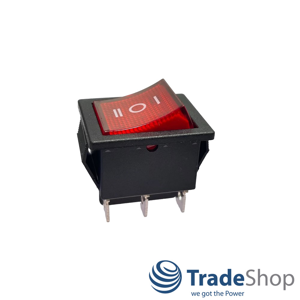 Wechselschalter Kippschalter Switch 250V 16A 6-polig KCD4 AN1 AUS AN2