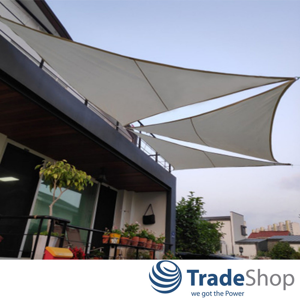 Sonnensegel Sonnenschutz 3x3x3m dreieckig PES mit UV-Schutz für Garten Terrasse