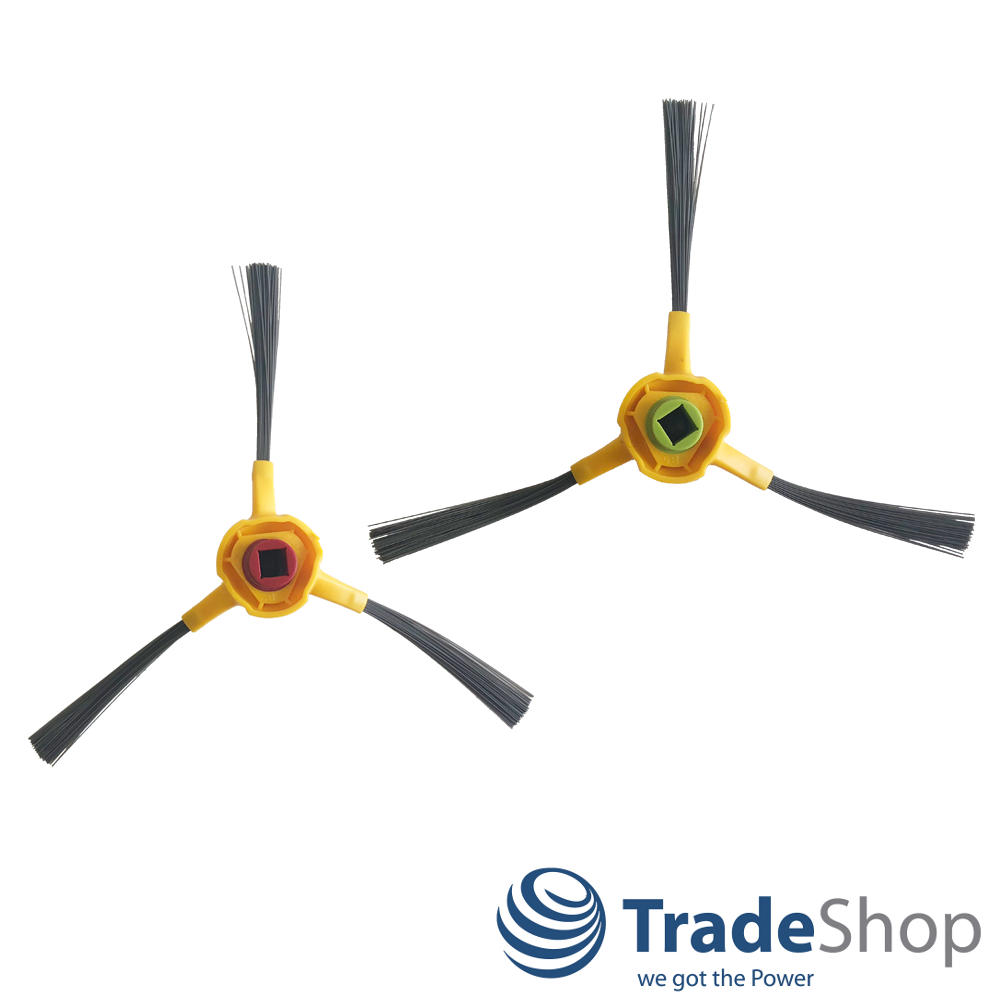 2x Ersatz Seitenbürste 3-Armig für  Ecovacs Deebot DM81 DM85  DM88