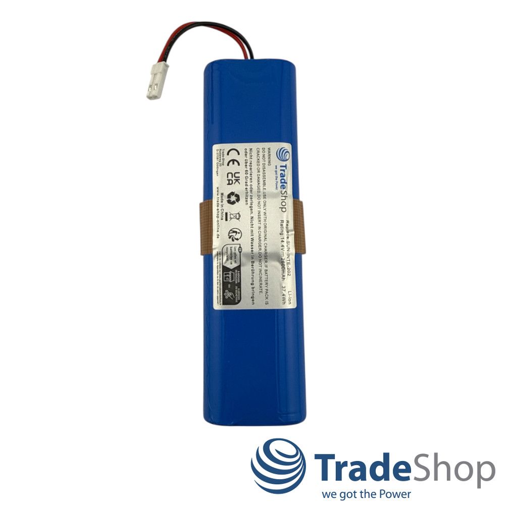 Li-Ion Akku 14,4V 2600mAh für iLife V3, V5s, V8s, X750 ersetzt SUN-INTE-202