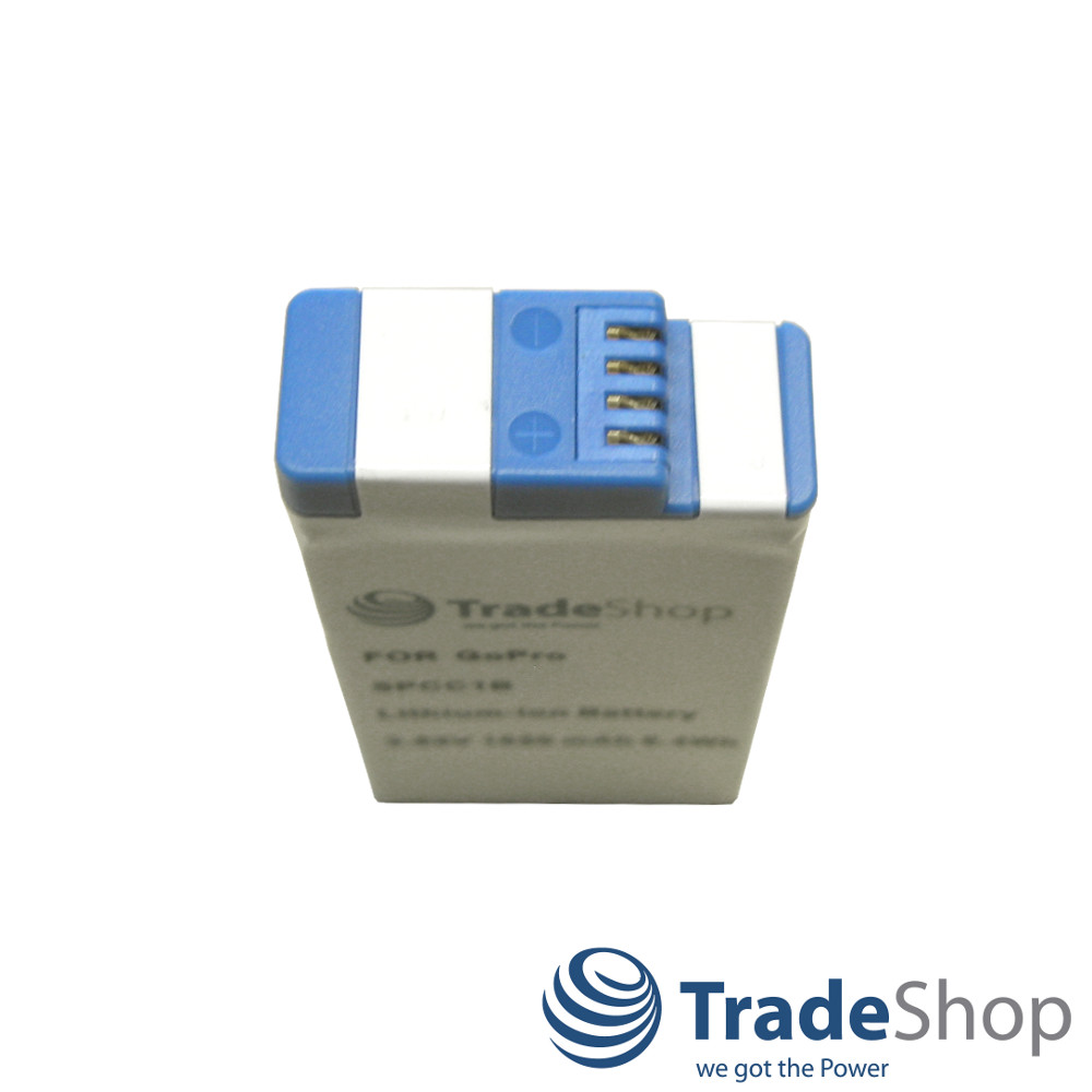 Hochwertiger Li-Ion Akku 1650mAh für GoPro Max ersetzt SPCC1B ACBAT-001