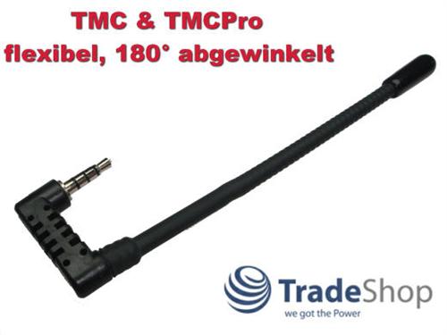 TMC Antenne für mobile Navigationssysteme mit 180° Anschluss abgewinkelt
