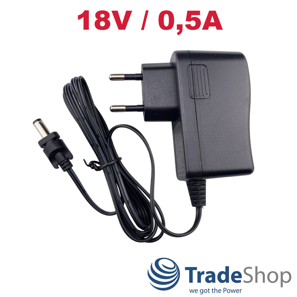Netzteil Ladegerät 18V/0,5A für für Bosch BCHF2BST, BBH214LA ersetzt 12023914