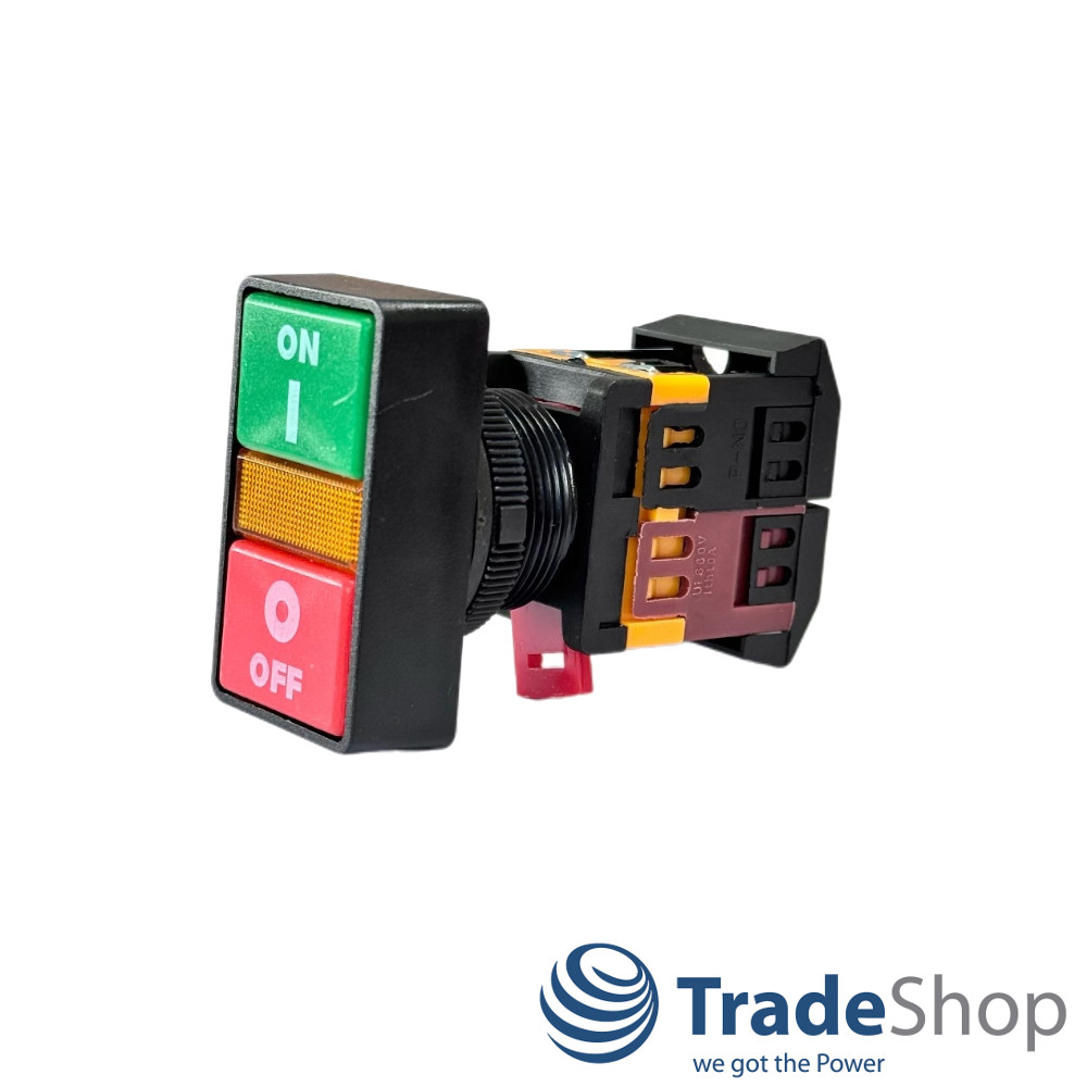 PPBB-30N PPBB/131(e)VZ Tastenschalter 220V Ein Aus mit Rot/Grün LED-Beleuchtung