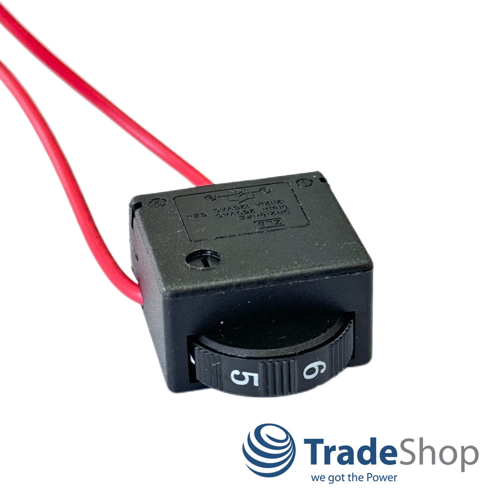 Soft Start Regler 6 Stufen 220–250V 12A Motorregler Steuerung mit 2 Kabeln