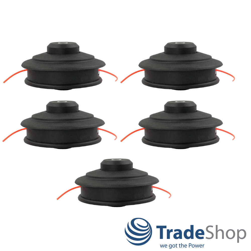 5x Trimmerkopf Mähkopf M10x1,25mm links für Fuxtec Husqvarna Honda Einhell uvm.