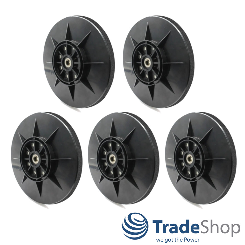 5x Schleifteller Stützteller 225mm Ersatz für Einhell TC-DW 225, TE-DW 225 uvm.