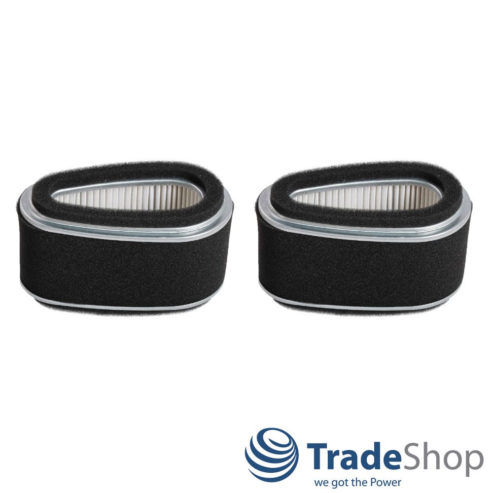 2x Luftfilter inkl. Vorfilter für Kawasaki FC290V, John Deere 130 GX70 GX75 uvm.