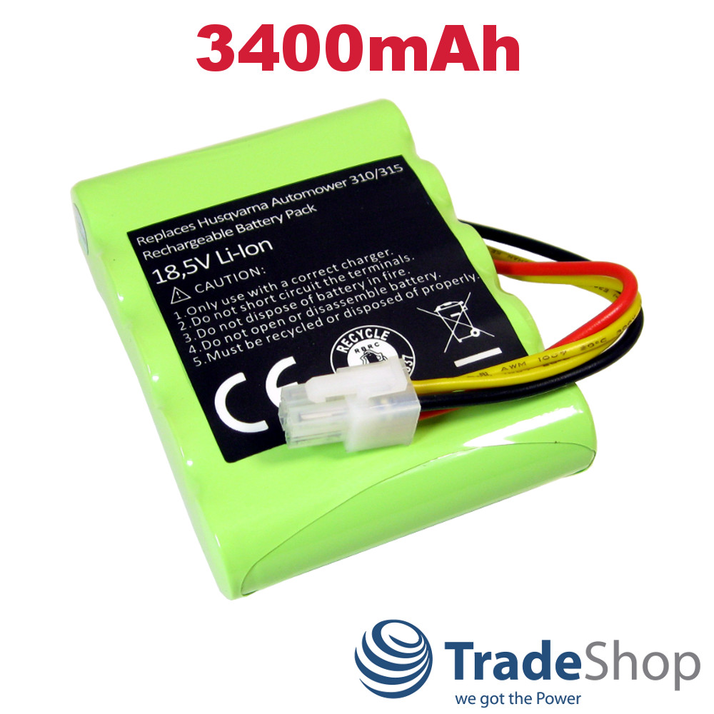 Akku 18,5V 3600mAh Li-Ion für Husqvarna Automower 310 315 2015 2016 2017