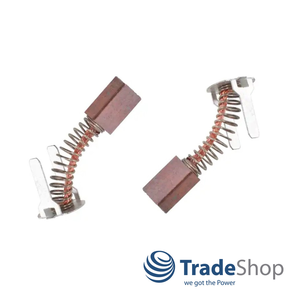 2x Motorkohlen Bronzekohlen 4,5x8x11mm für Bosch GSR 140-LI, 180-LI, 18V-21 uvm.