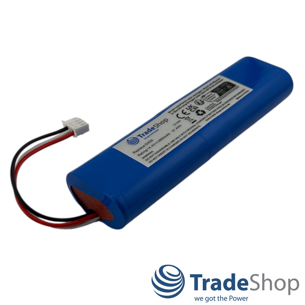 Li-Ion Akku 14,4V 2600mAh für Ecovacs Deebot Ozmo 900 ersetzt S01-LI-148-2600