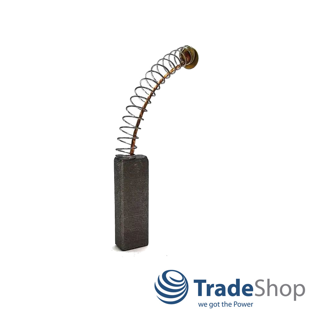 2x Universal Motorkohlen Kohlebürsten 6,3 x 11 x 32mm für viele Staubsauger