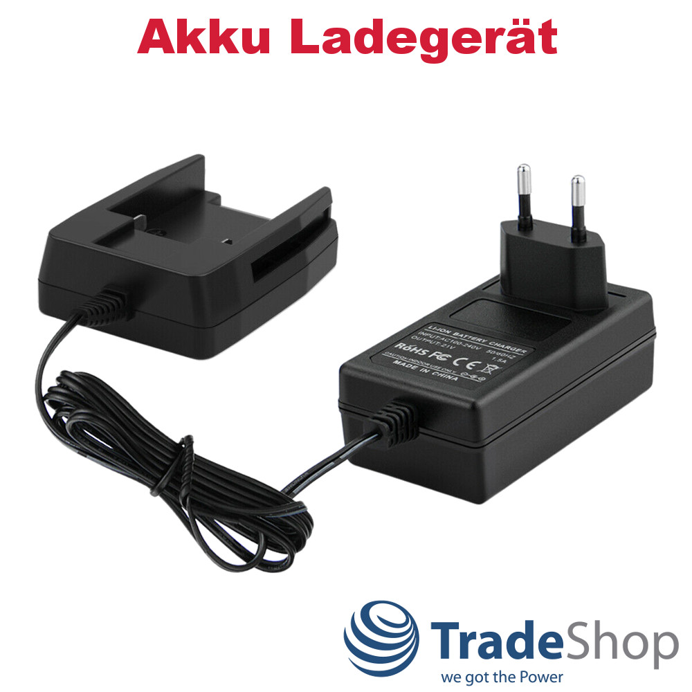 Akku Ladegerät für verschiedene Worx / Rockwell Li-Ion Akkus mit 18V