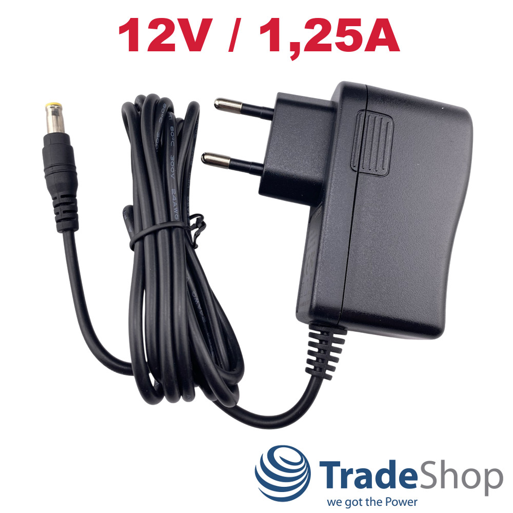 Netzteil Ladegerät 12V/1,25A für Philips LFH0155 710 720 725 730 9750