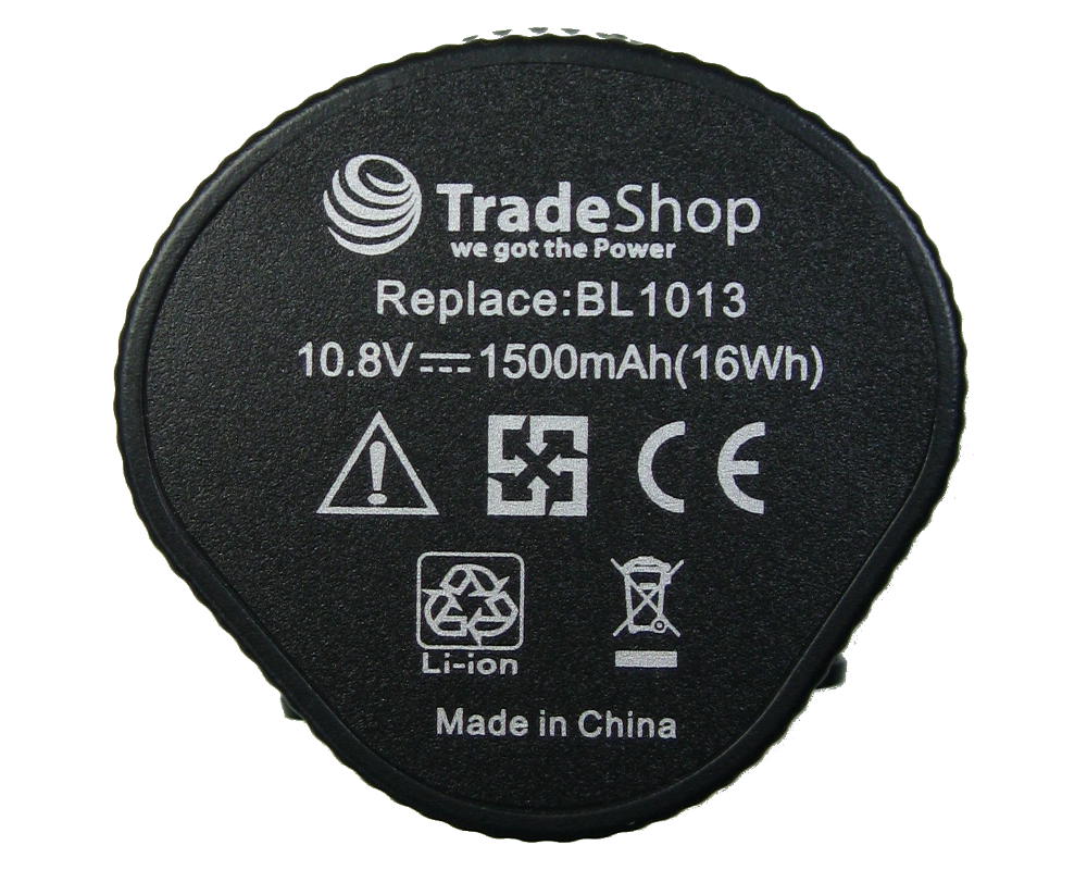 2x Akku 10,8V 1500mAh für Makita BL1013 BL1014 195332-9 194550-6 BMR102 uvm