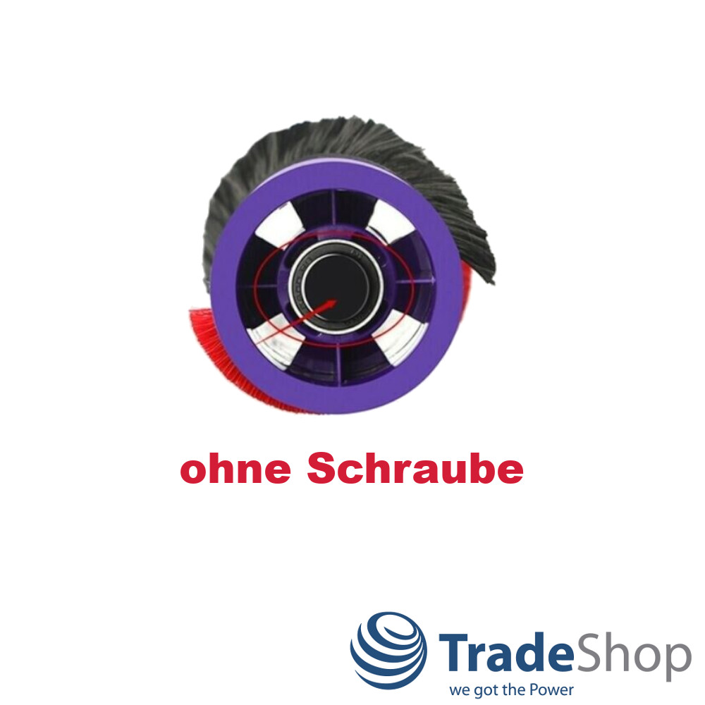 Rollbürste Hartwalze 4-Speichen für Dyson V8 Handstaubsauger ersetzt 967485-01