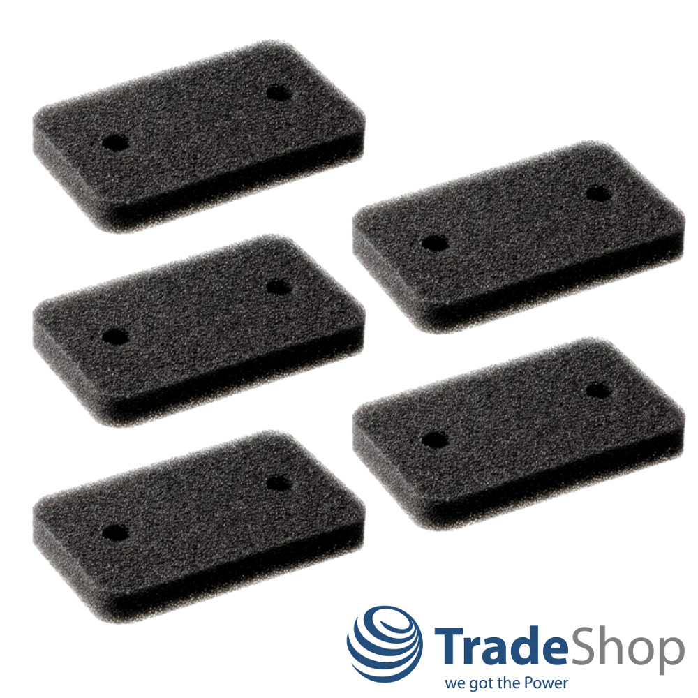 5x Sockelfilter Schaumfilter für Miele T8626WP T8967WP T9747WP ersetzt 07070070