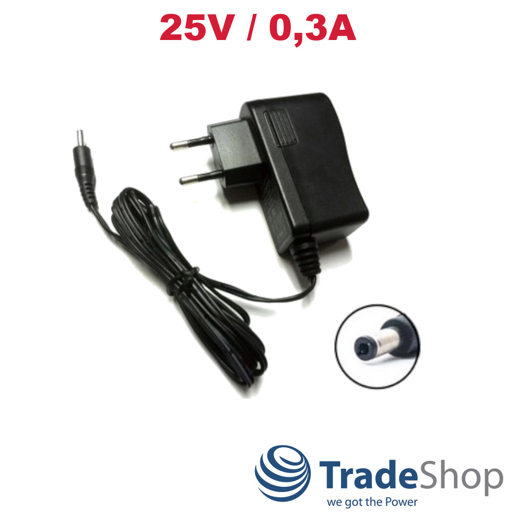 25V 0,3A Netzteil Ladegerät für Rowenta Air Force AC922701/9A0 ersetzt RS-AC3521