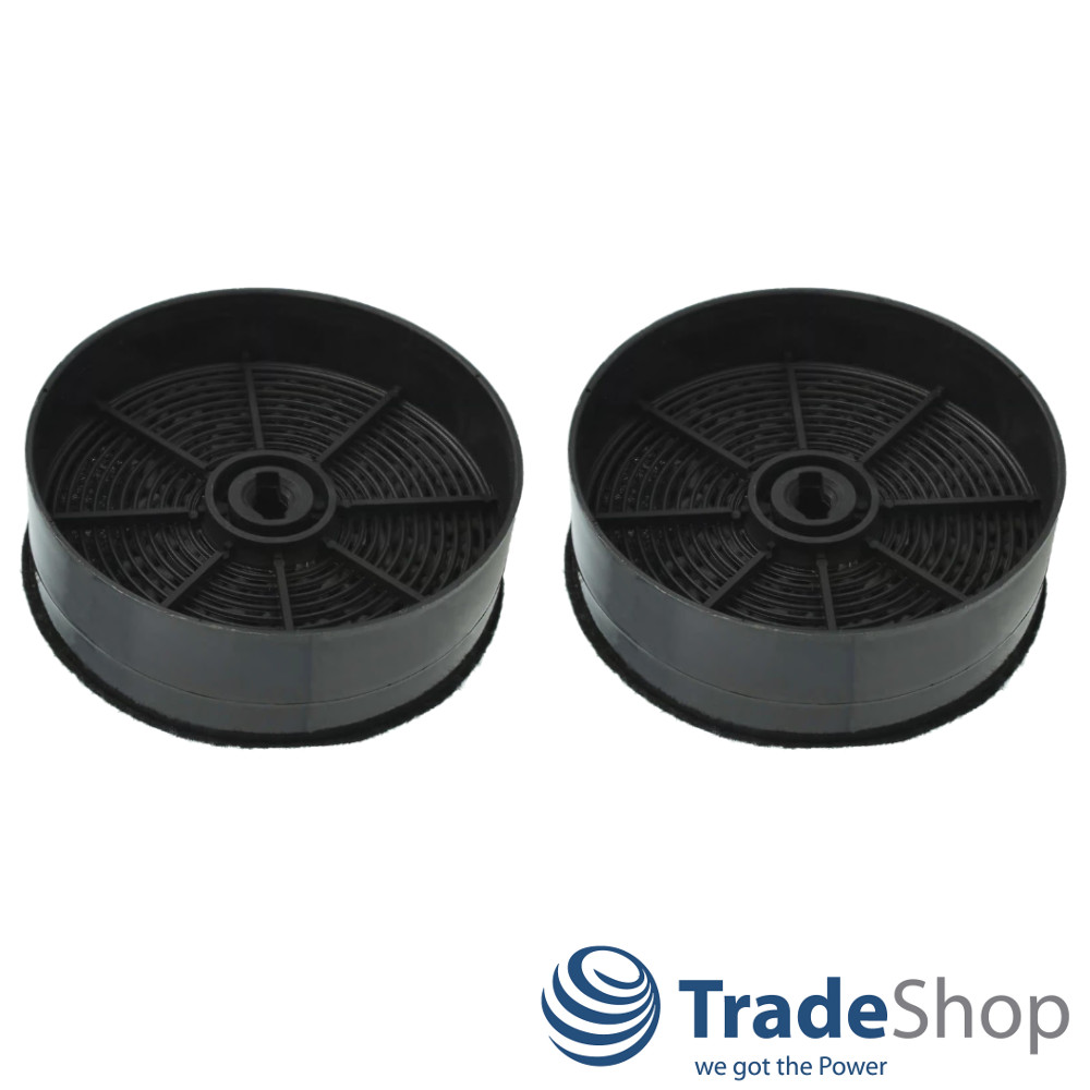 2x Aktivkohlefilter für Dunstabzugshauben ersetzt AEG/Electrolux ECFB03 33005513