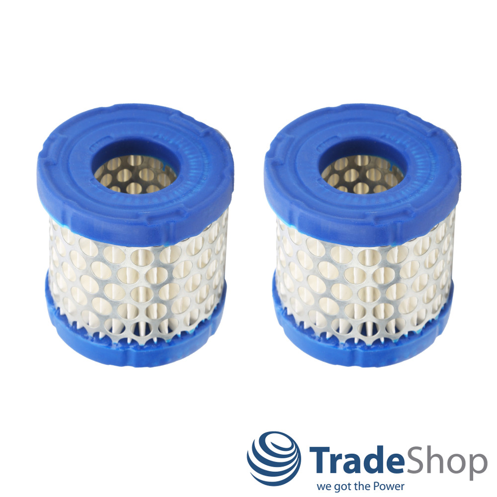 2x Luftfilter Papierfilter für Briggs & Stratton 2-5 PS Motoren ersetzt 396424S