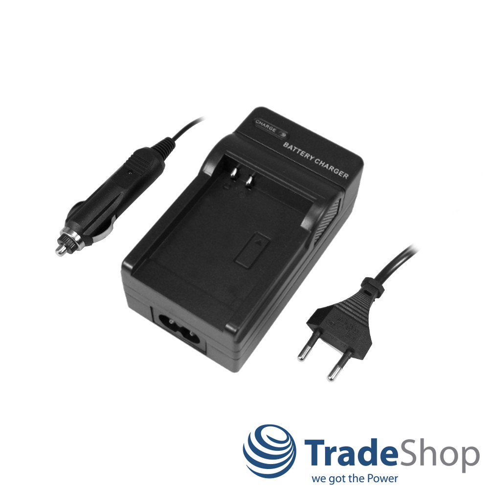 3in1: 2x Akku 1600mAh + Ladegerät mit Kfz-Ladekabel für Sony Alpha 7 III, ILCE-9
