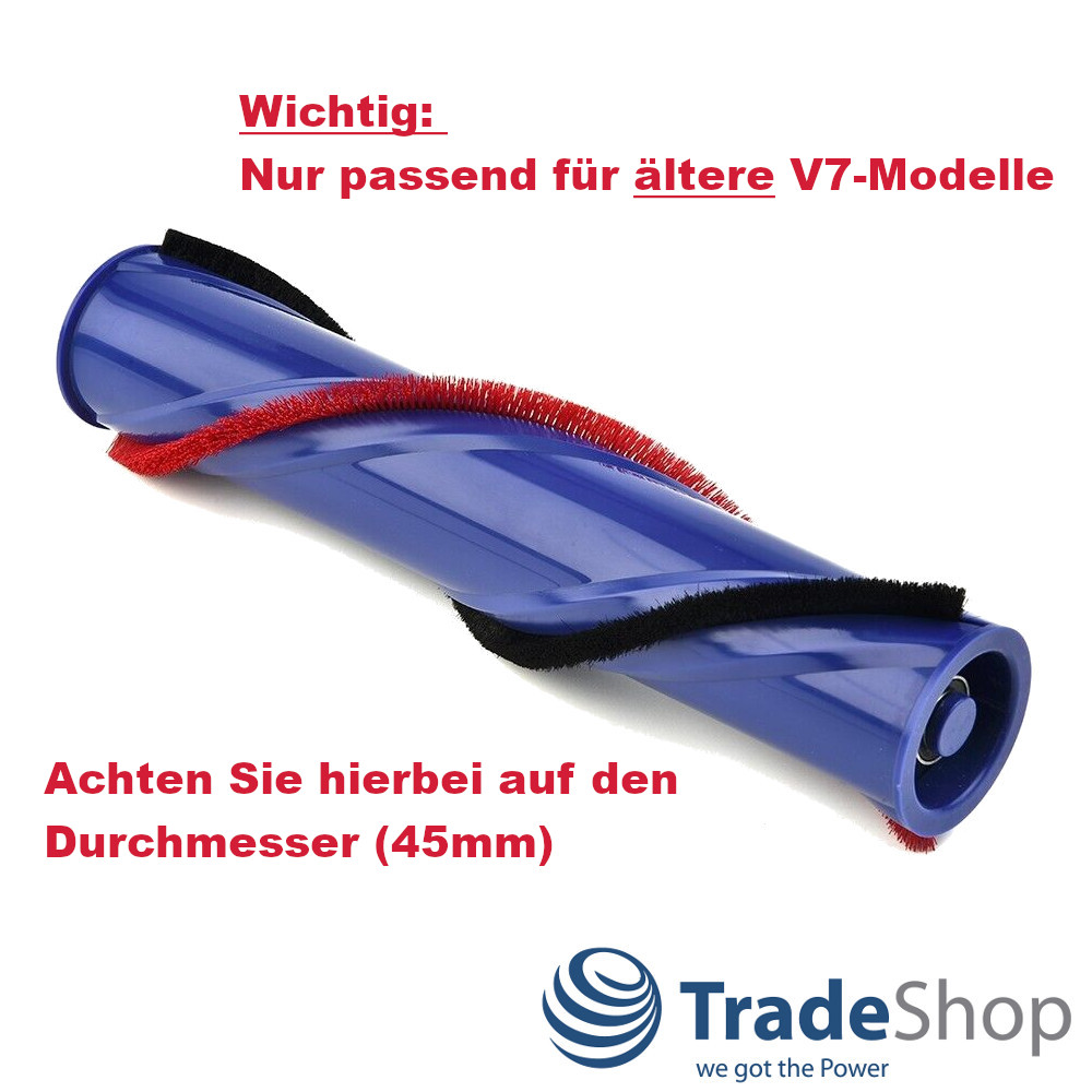 Rollbürste Hartwalze 4-Speichen für Dyson V6 DC59 ersetzt 967157-01 966085-01