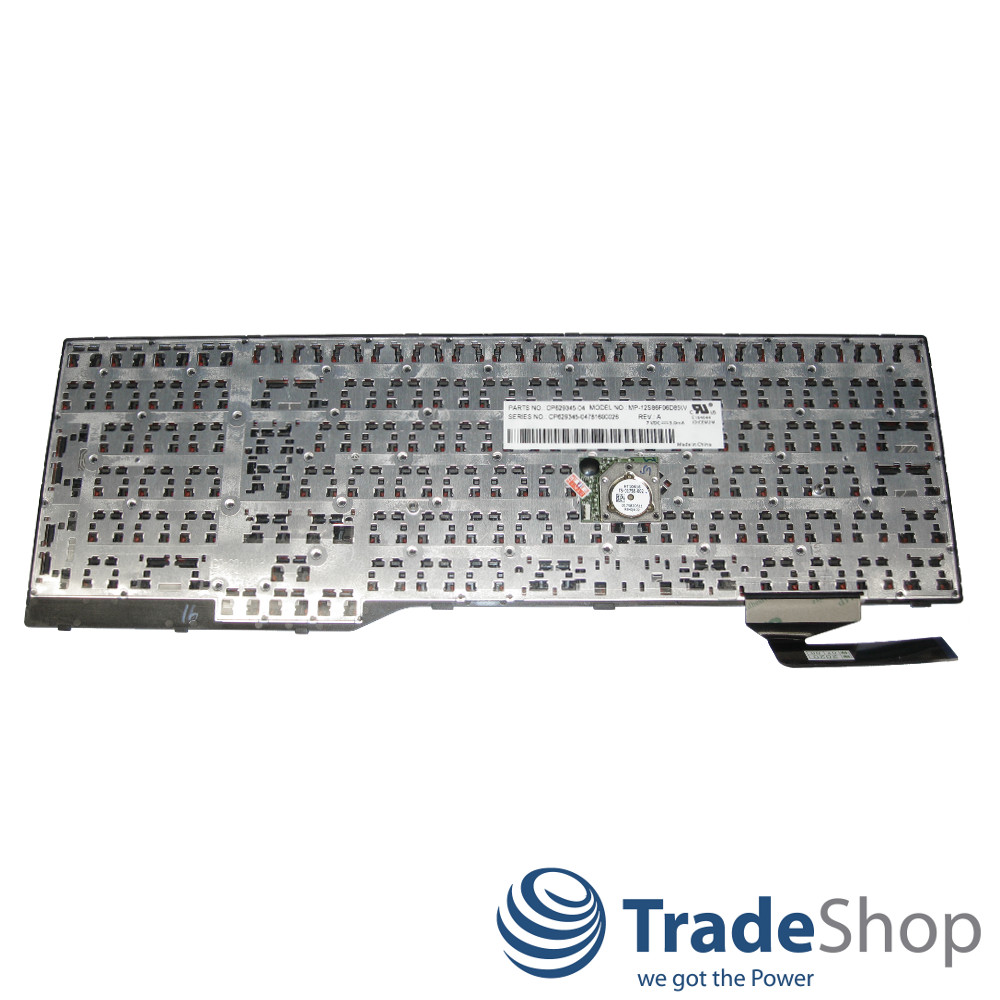 Original Tastatur QWERTZ DE für Fujitsu LifeBook E753 E754 E756 mit Rahmen
