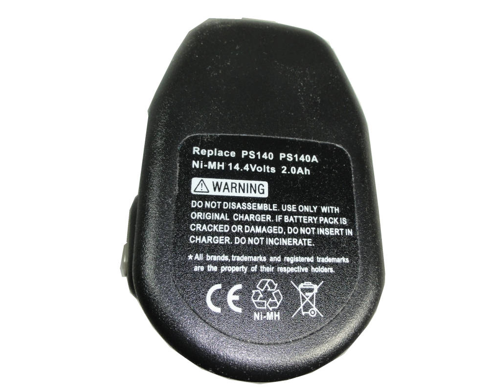 2x AKKU für Black&Decker 14,4V 2000mAh 2Ah ersetzt PS140 PS140A A9262 A9267