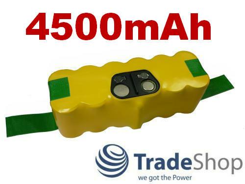 Akku ersetzt 11702 GD-Roomba-500 VAC-500NMH-33 14,4V 4500mAh