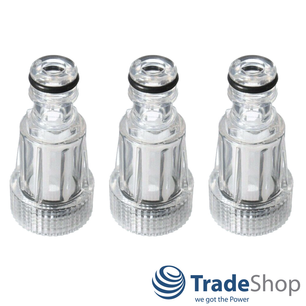 3x Wasserfilter Kompaktfilter Ersatz für Kärcher HD HDS K2-K7 Hochdruckreiniger