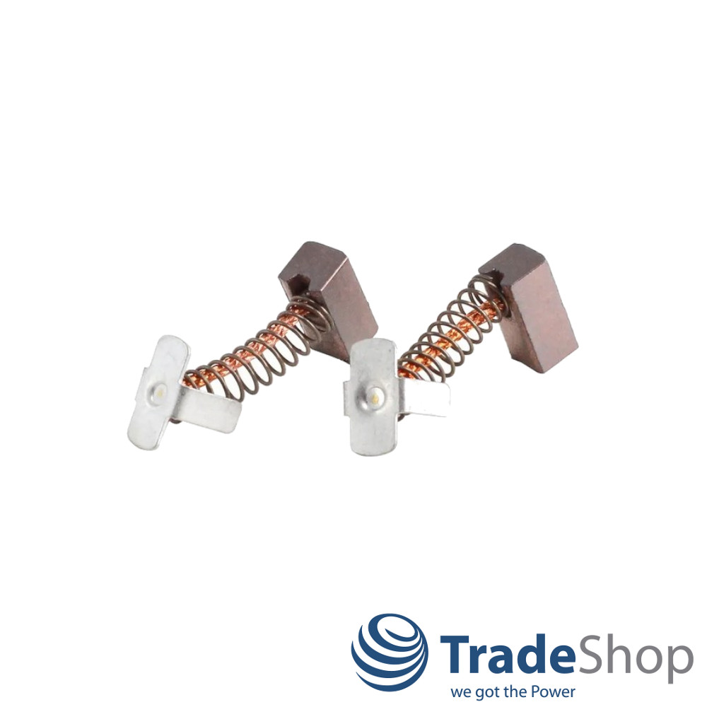 2x Kohlebürsten Bronzekohlen 5,5x6x12mm für Bosch GDR GDS GDX 14,4 V-LI, 18 V-LI