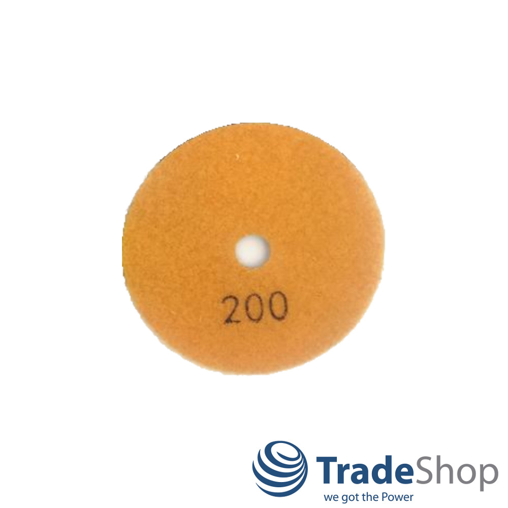 100mm Diamant Schleifscheibe Polierscheibe Trocken-Nass #200 für Beton, Granit