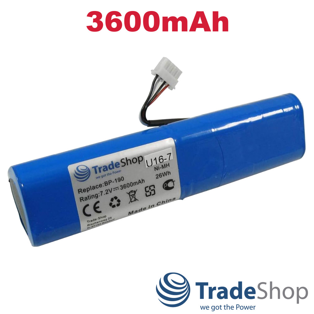 AKKU für Fluke Scopemeter BP190 BP-190 192 196 199 B11432 215 225 433 3600mAh uvm