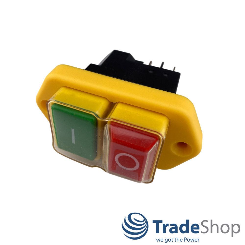 Ein-Aus-Schalter YH02-A 250V 16A  IP54 mit 4 Kontakten für stationäre Maschinen