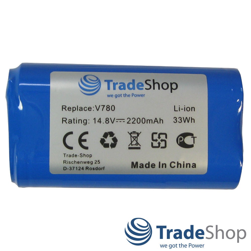5x AKKU 14,8V 2200mAh für Ecovacs Deebot CR130 CEN 540 Dibea V780 V870