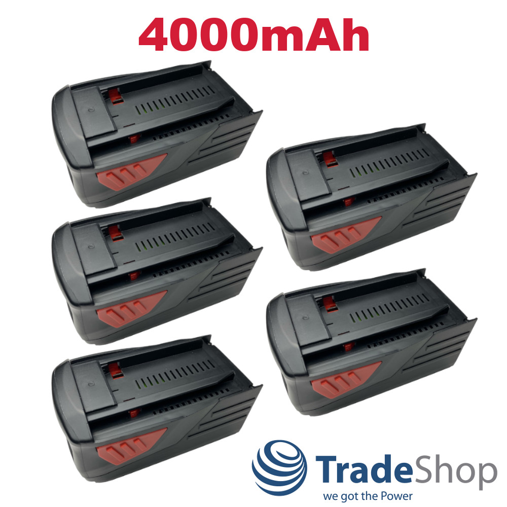 5x AKKU 36V 4000mAh ersetzt Hilti B36 B36V 401594 für TE6A TE7A TE300 TE60 WSC70
