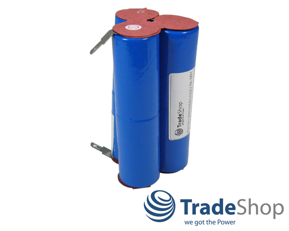 AKKU 3000mAh 7,2V Ni-MH für Wolf Strauchschere BS80 BS-80 Rohzelle