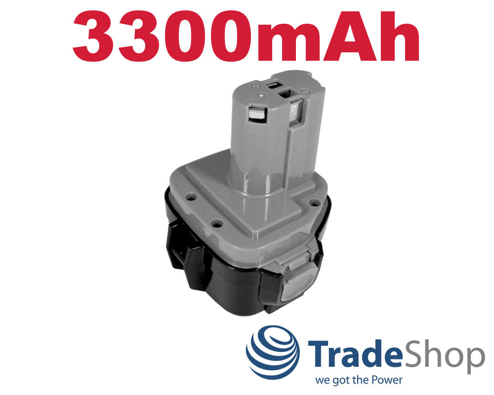 AKKU 12V 3300mAh Ni-MH ersetzt Makita 1220 1222 1233 1234 1235 1235F