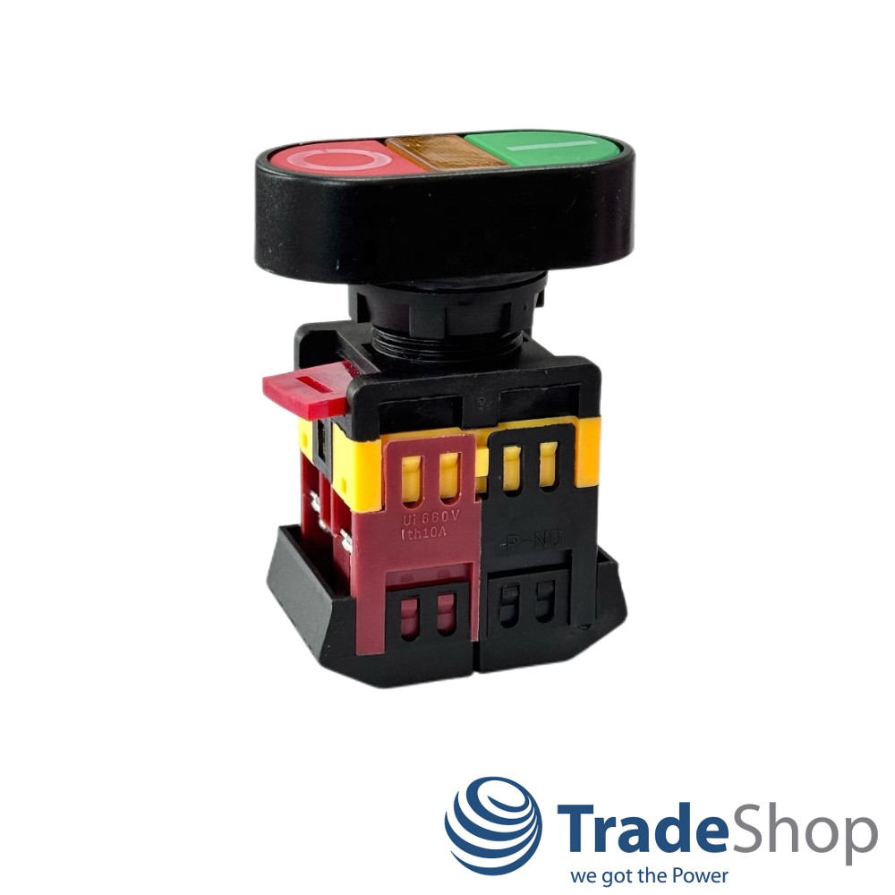 Start Stop mit Status LED-Licht 220V APBB-22 & 25N Druckschalter Elektrowerkzeug