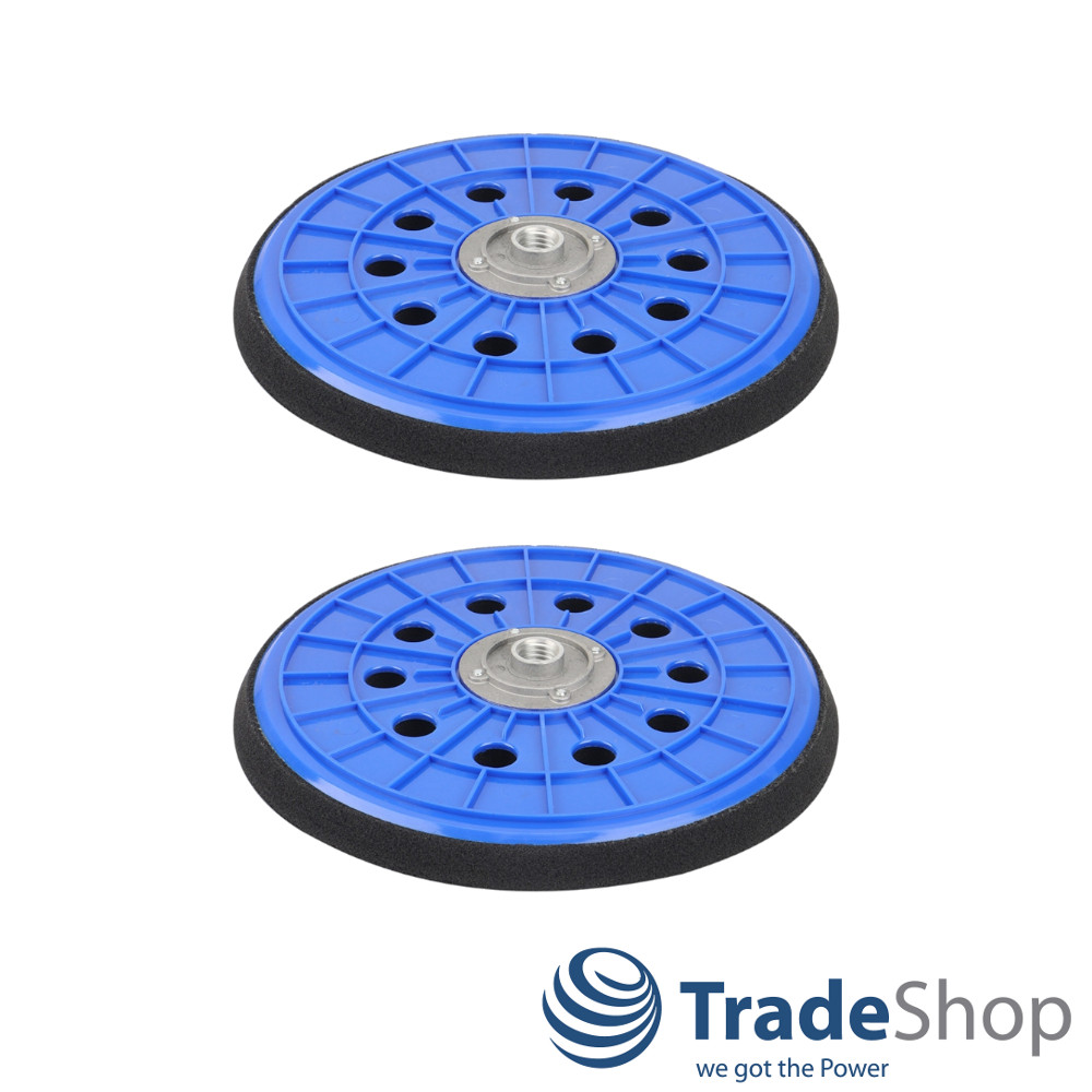 2x Schleifteller Treibteller 225mm für Scheppach DS 200, Toolson DWS 225 BT uvm.