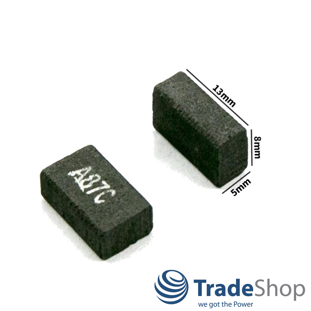 2x Motorkohlen Kohlebürsten 5x8x13mm für Bosch GSB13RE GBM340 ersetzt 1619P20086