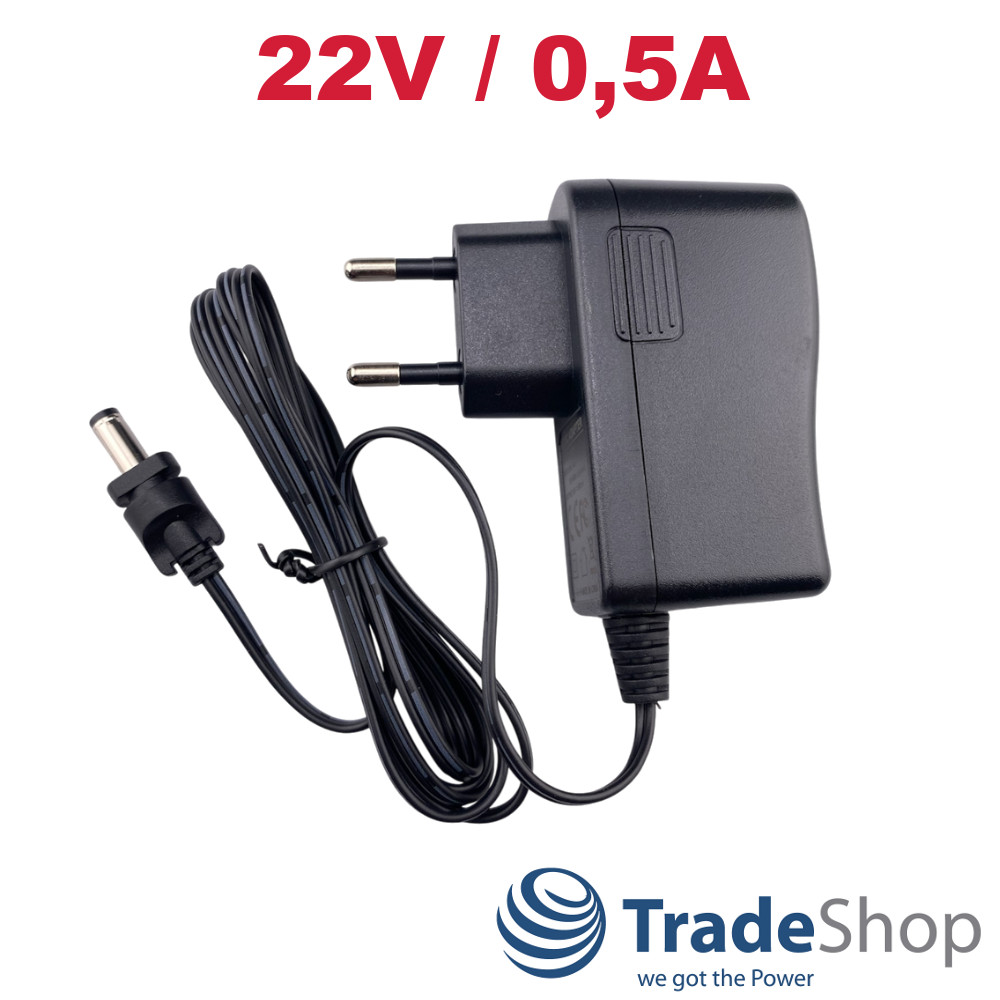 22V/0,5A Netzteil Ladegerät für Bosch 12019020 Hoover Beka Grundig