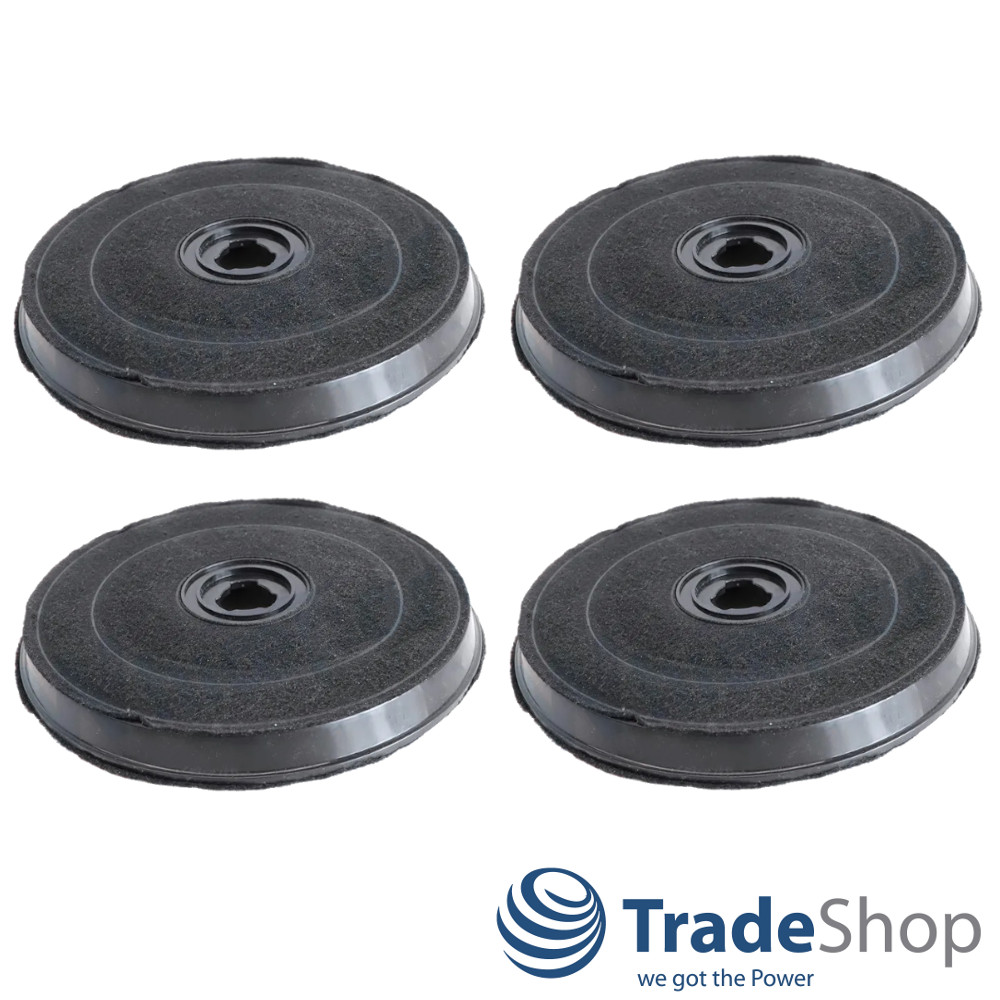 4x Aktivkohlefilter Ø230mm für Dunstabzugshauben ersetzt Constructa Neff Z5101X0