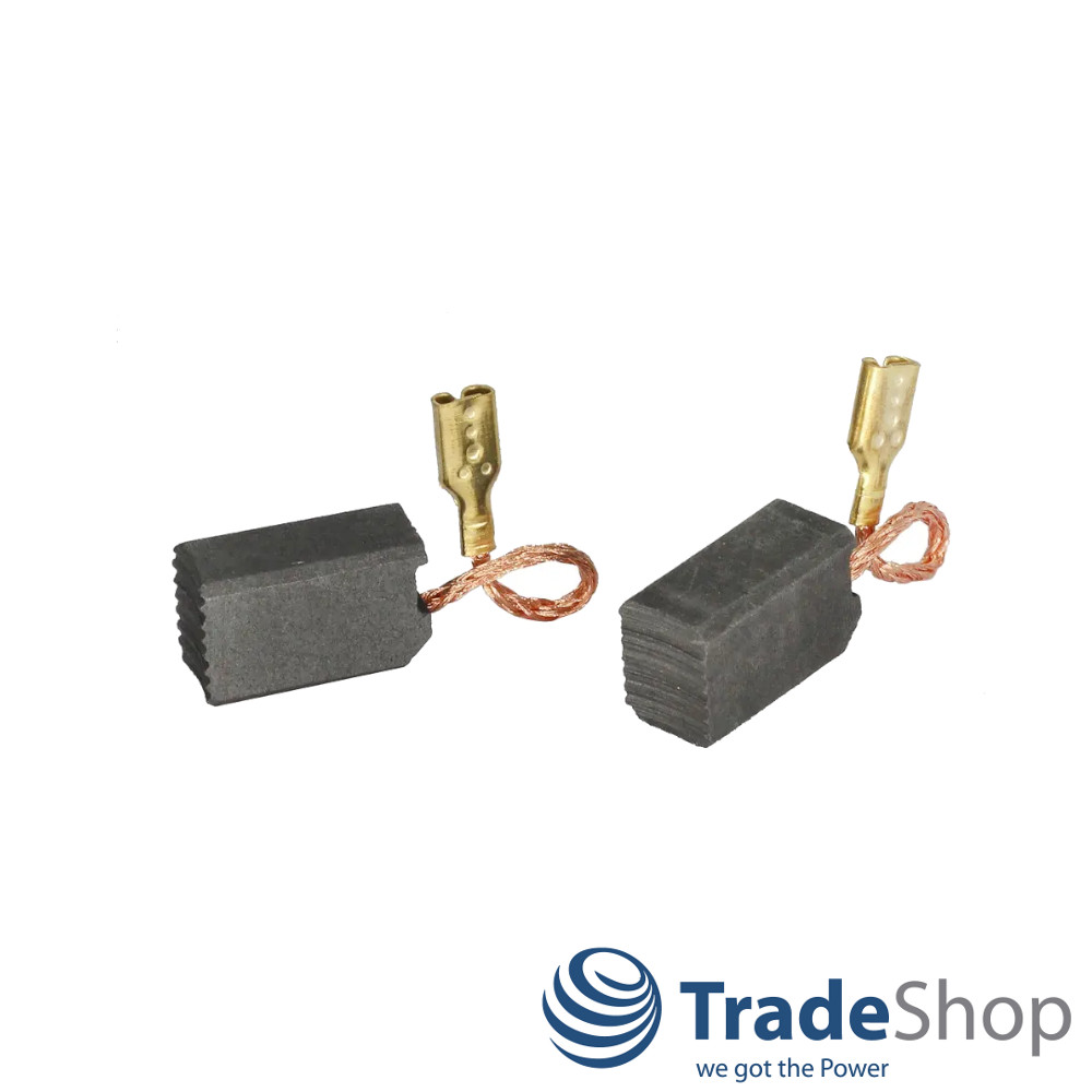 2x Kohlebürsten Motorkohlen 6,3 x 8 x 13,5mm für Dewalt DW801 DW803 26436 26437
