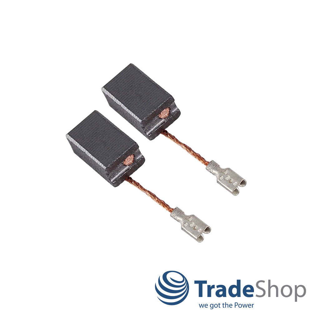 2x Kohlebürsten Motorkohle 6,5x8x13,5mm für Bosch 1617014114