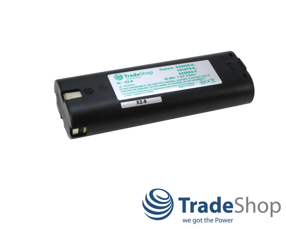 AKKU 7,2V 3000mAh Ni-MH + LADEGERÄT für Makita 191676-9 191679-9 903D