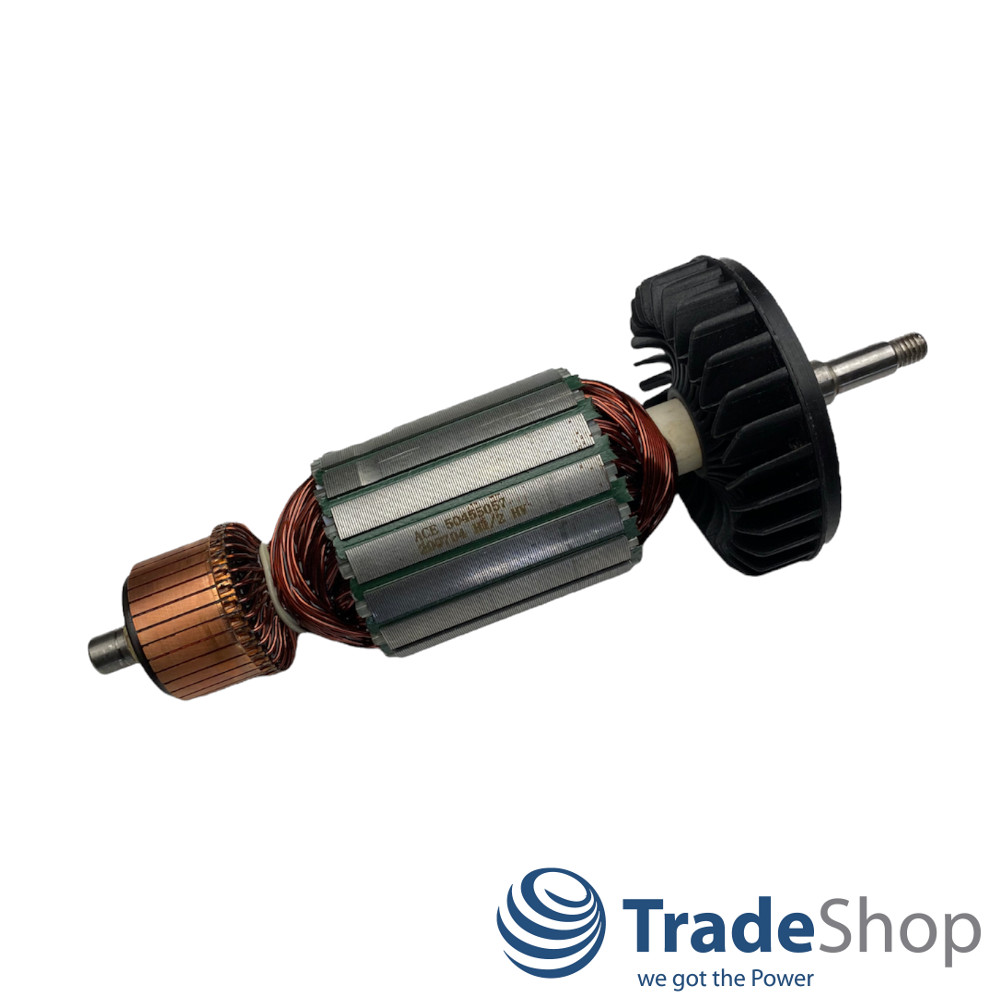 Anker Rotor Motor Ersatz mit Lüfter für Bosch GA9040S GA9040R Winkelschleifer