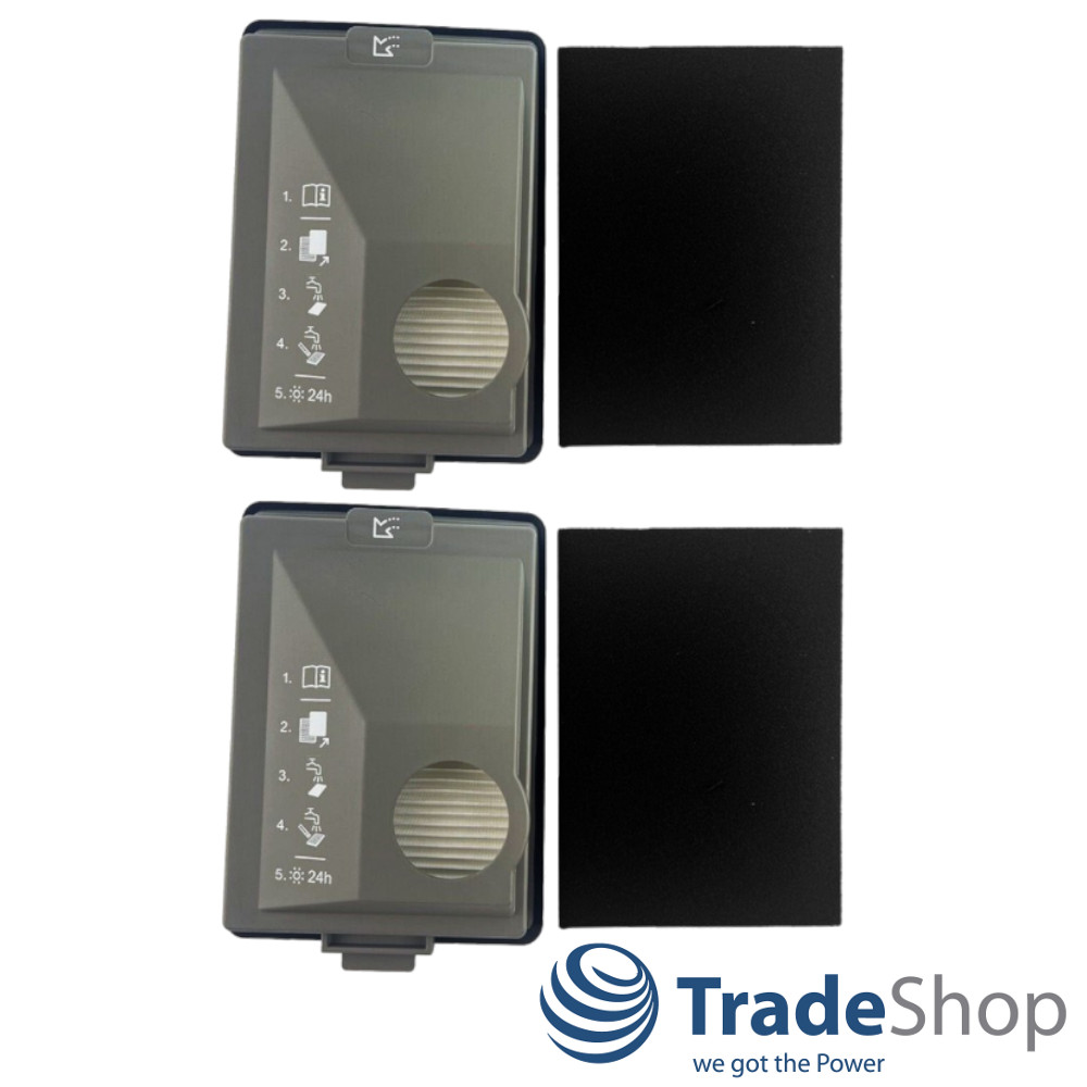 2x Feinstaub-HEPA-Filterschaumfilter für Miele Boost CX1 ersetzt 11639250 CX-FSF